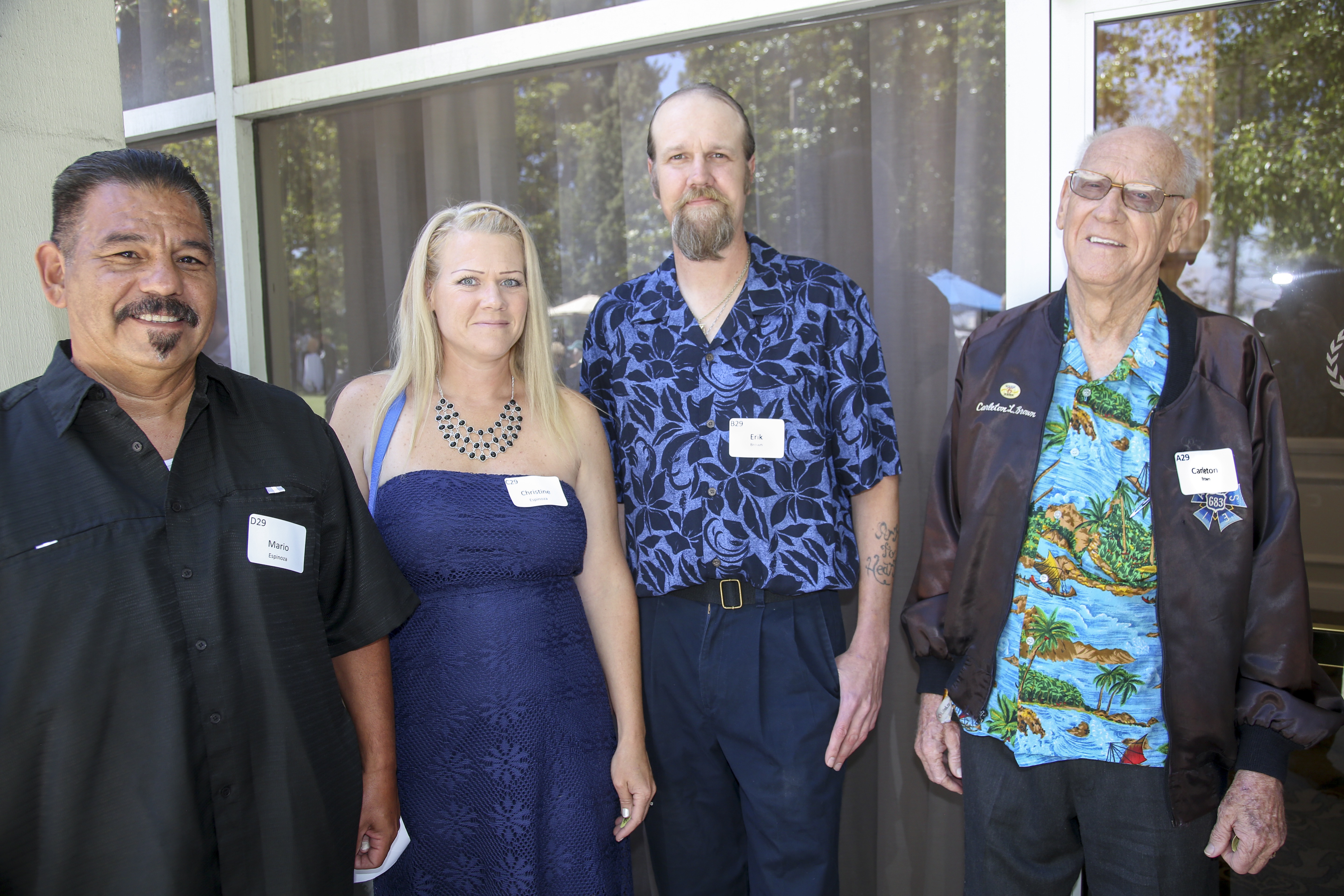 Mario Espinoza, Christine Espinoza, Erik Brown, Carleton Brown